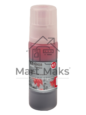 Чернила Cactus CS-GI43R красный60мл для Canon Pixma G640/540