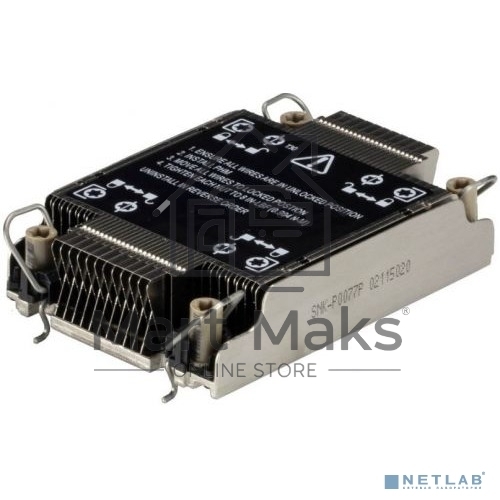 Радиатор SuperMicro 1U Passive SNK-P0077P, LGA4189, TDP 270W, Al