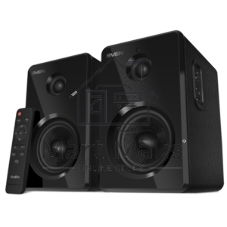 Акустическая система SVEN SPS-730 2.0 черные (2x25Вт, экокожа, USB/SD, пульт ДУ, Bluetooth)