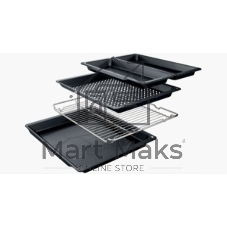 Духовой шкаф электрический Bosch HJG852YT0T Serie 6, 60 см, 66 л, черный матовый,сенсорное управление, 8 режимов+AutoPilot 30(30 автоматических программ), LCD-дисплей, галогенное освещение, самоочистка EcoClean,Soft Open and Soft Close door,телескопические направляющие на 2 уровнях