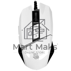 Мышь проводная A4Tech Bloody W60 Max белый, 10000 dpi, USB, кнопки - 10
