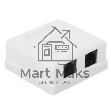 Розетка компьютерная NA-TA/1 RJ45+RJ11 кат.5e UTP внешняя 2 порта, 110&Krone