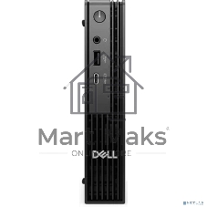 Неттоп Dell Pro Micro i5 14500T (1.7) 8Gb SSD512Gb UHDG Windows 11 Pro GbitEth WiFi BT мышь клавиатура черный (DPM-5811)
