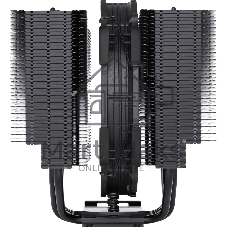 Кулер для процессора Noctua NH-D15S chromax черный, 140 мм, медь, 1500 об/мин, 24.6 дБ, 4 pin PWM, высота 160 мм