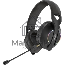 Гарнитура Acer OHR400 чёрный, беспроводная + проводная, USB/mini jack 3.5 мм, до 45 ч, подсветка