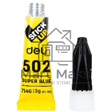 Клей универсальный Deli Super E7146 3гр прозрачный блистер