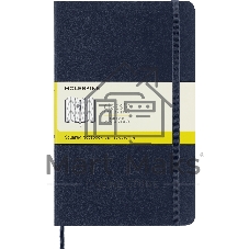 Блокнот Moleskine CLASSIC SOFT QP617B20 Large 130х210 мм 192 стр. клетка мягкая обложка синий сапфир