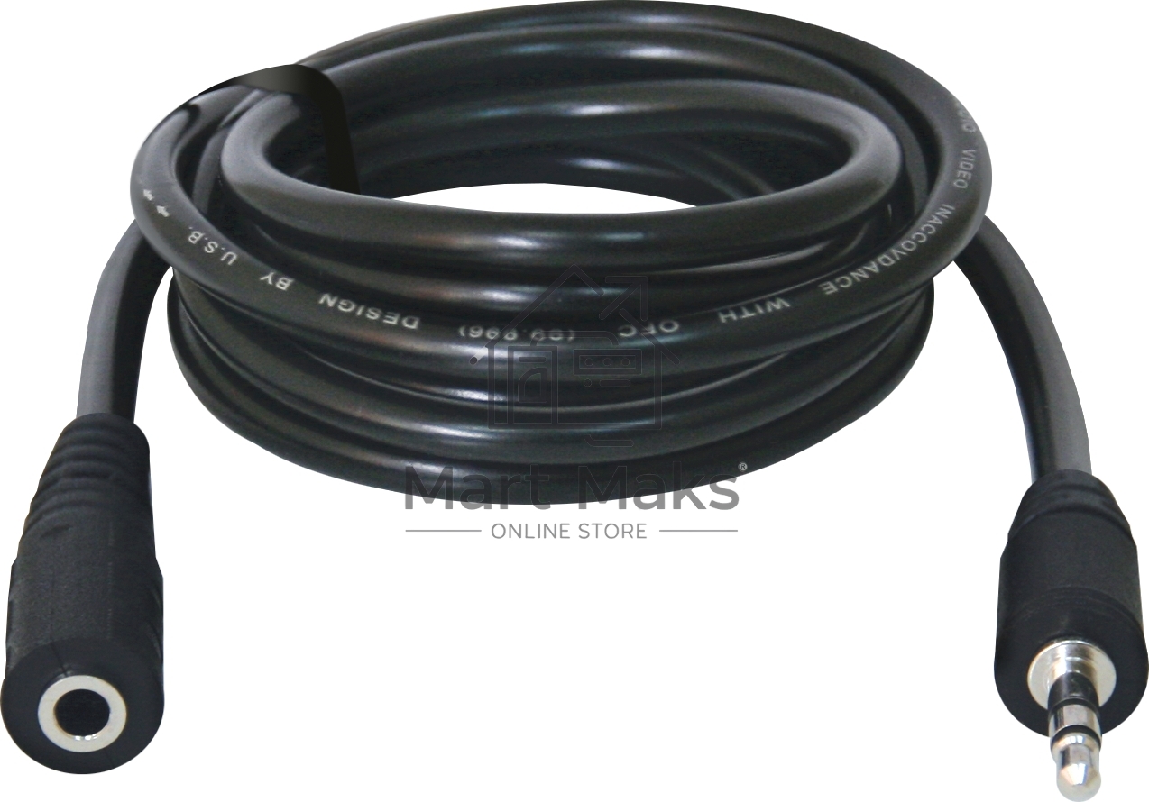 Аудио-кабель Defender Jack02-05 Jack M- Jack F, 1.5 м