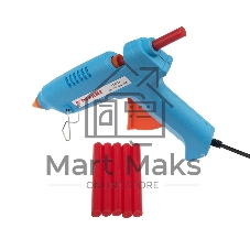 Клеевые стержни Rexant, Ø11 мм, 100 мм, красные, 6 шт., блистер