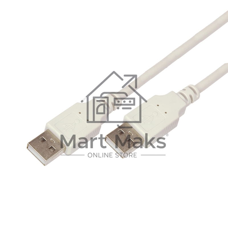 Кабель Rexant USB A - USB A 3 метра, серый