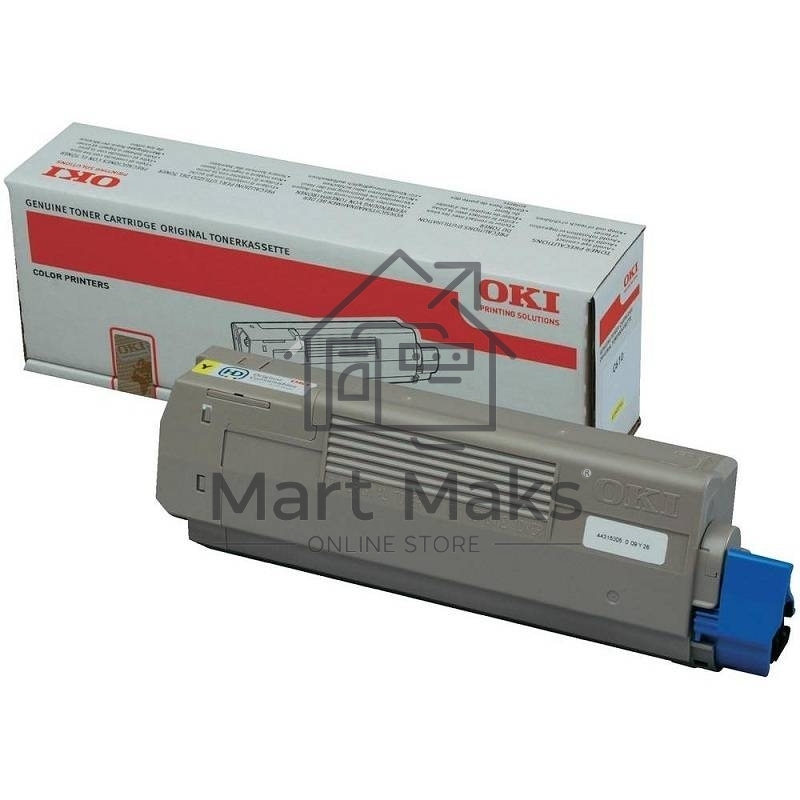 Картридж лазерный Oki C610 6K (yellow)