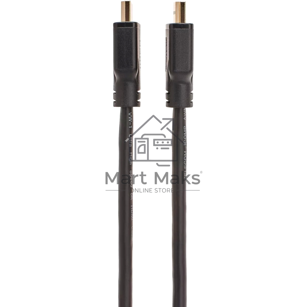 Кабель HDMI 19M/M,ver. 2.1, 8K@60 Hz 1.5m Telecom/VCOM <TCG255-1.5M>