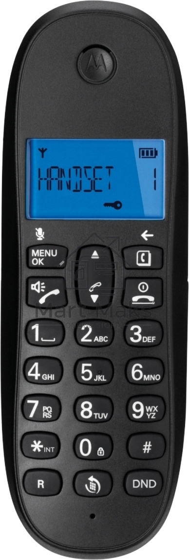 Радиотелефон Dect Motorola C1001СB+ черный АОН