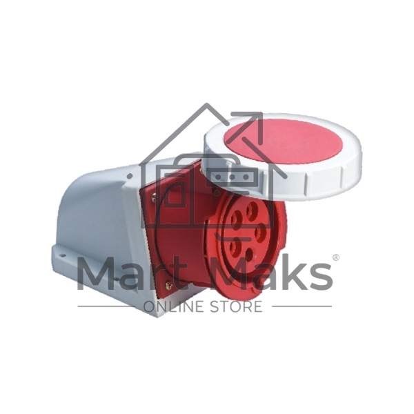 Розетка стационарная наружная 1252 3Р+РЕ+N 32А 380В IP67 PROxima EKF ps-1252-32-380