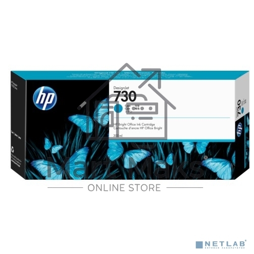 Картридж струйный HP 730 300-ml голубой Ink Cartridge