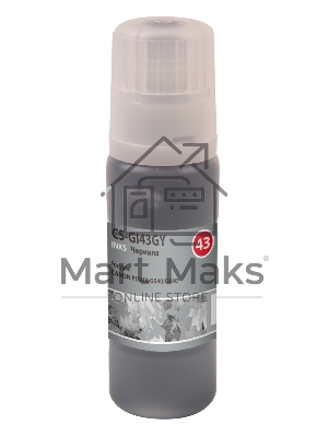 Чернила Cactus CS-GI43GY серый60мл для Canon Pixma G640/540