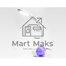 Светодиодная настольная лампа с RGB подсветкой Ambrella light DE532 WH белый LED 4200K+RGB 7.5W
