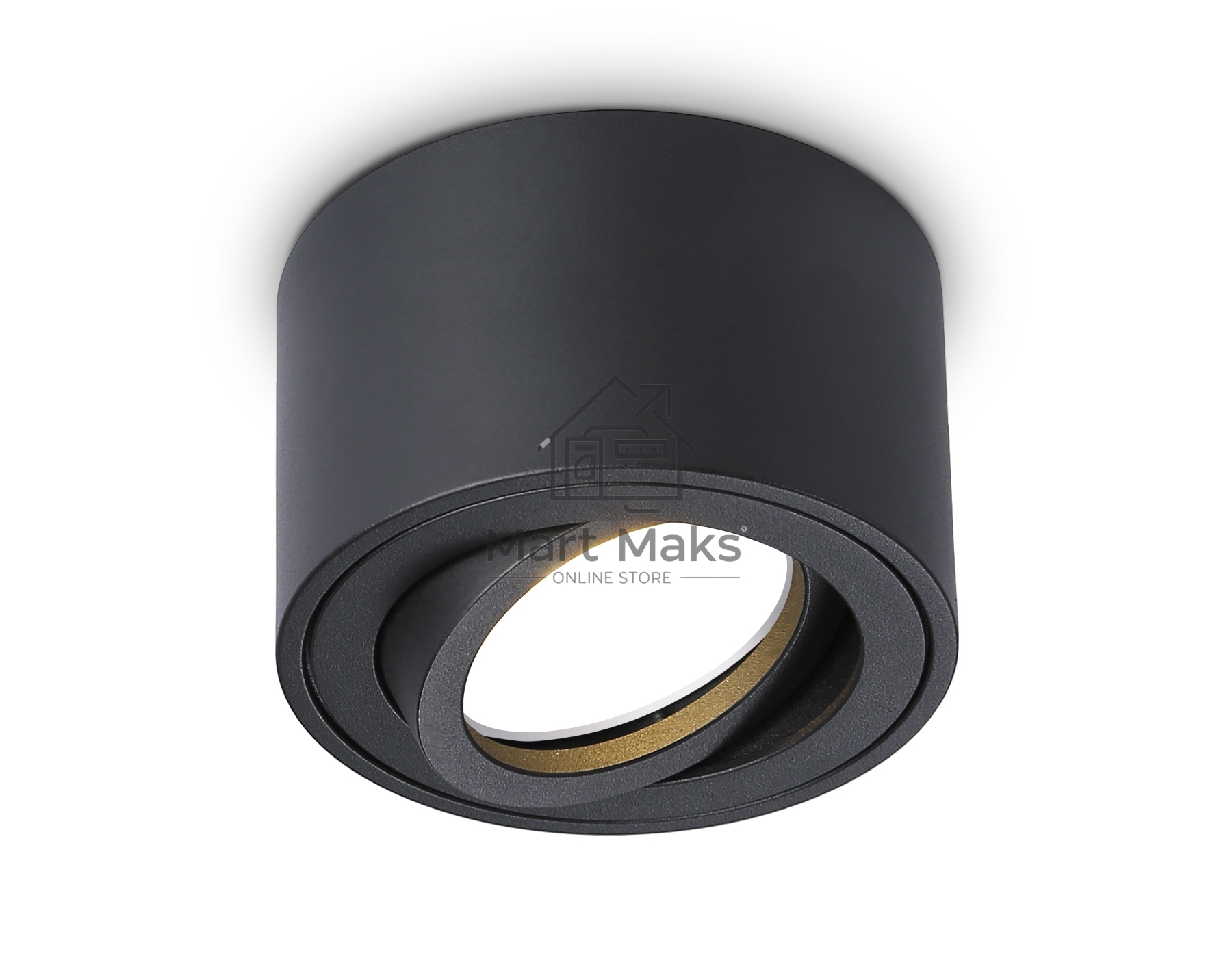 Светильник Ambrella light TN223 SBK черный песок GU5.3 D80*50