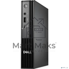 Неттоп Dell Pro Micro i5 14500T (1.7) 8Gb SSD512Gb UHDG Windows 11 Pro GbitEth WiFi BT мышь клавиатура черный (DPM-5811)