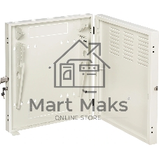 Шкаф коммутационный Lanmaster (TWT-CBVRT-2U-6X7-GY) настенный 2U 650x114мм пер.дв.стекл направл.под винты 68кг серый 19кг 741мм