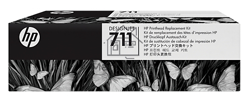 Комплект для замены печатающей головки HP 711 C1Q10A для HP Designjet T120/T520