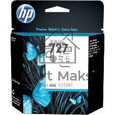 Картридж струйный HP 727 с чернилами фотографического черного цвета для принтеров Designjet, 300 мл