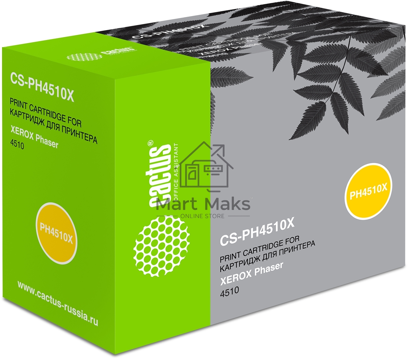 Картридж лазерный Cactus CS-PH4510 (113R00711) черный (10000 стр.) для Xerox Phaser 4510