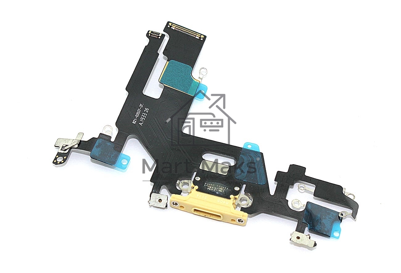 Шлейф разъема питания для iPhone 11 золотой