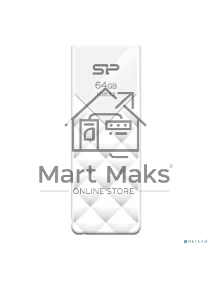 Флешка USB R/W 64Gb Silicon Power Blaze B03, USB 3.2, белый