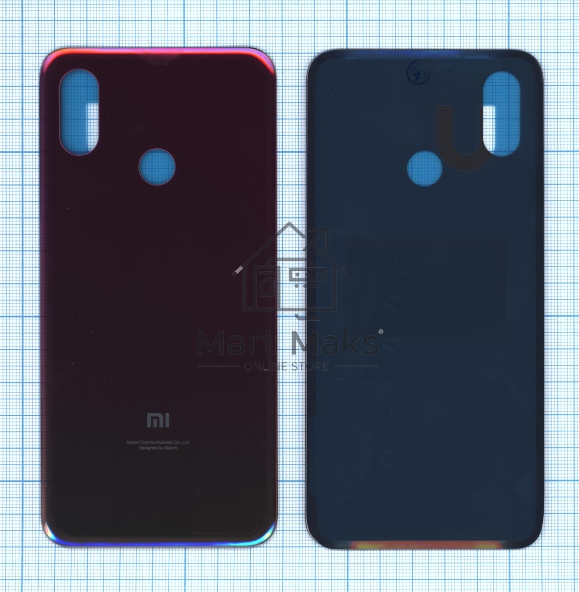 Задняя крышка для Xiaomi Mi 9 фиолетовая