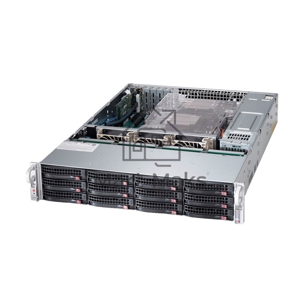 Корпус SuperMicro CSE-826BE1C4-R1K23LPB 1200W черный
