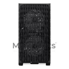 Компьютерный корпус без блока питания HSPD M321, Mesh Mini-tower, черный, slide TG, 0.45 SPCC, 2x140мм ARGb+1x120мм ARGb mATX, mITX 160/340/184мм 2x2.5