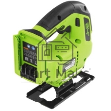 Лобзик электрический аккумуляторный GreenWorks GD24JS, 24V, бесщеточный без АКБ и ЗУ