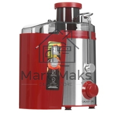 Соковыжималка GALAXY LINE GL 0816 красный/серебристый, центробежная, 850 Вт, 550 мл, механическое