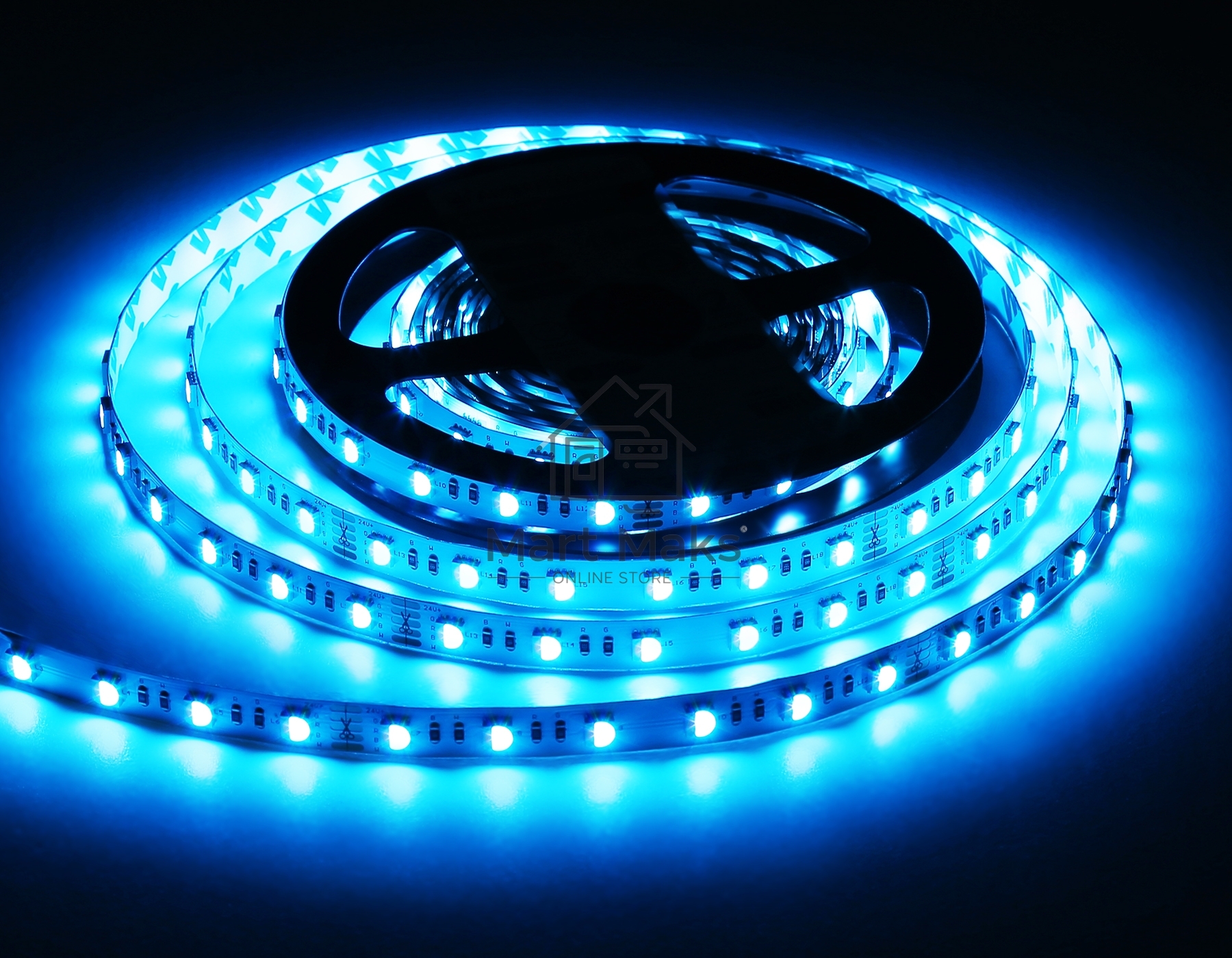 Светодиодная лента Ambrella light GS4402 5050 60Led /10W m/ 24V IP20 RGBW+4500K/ 5000*10*1.87mm (5 конт.)