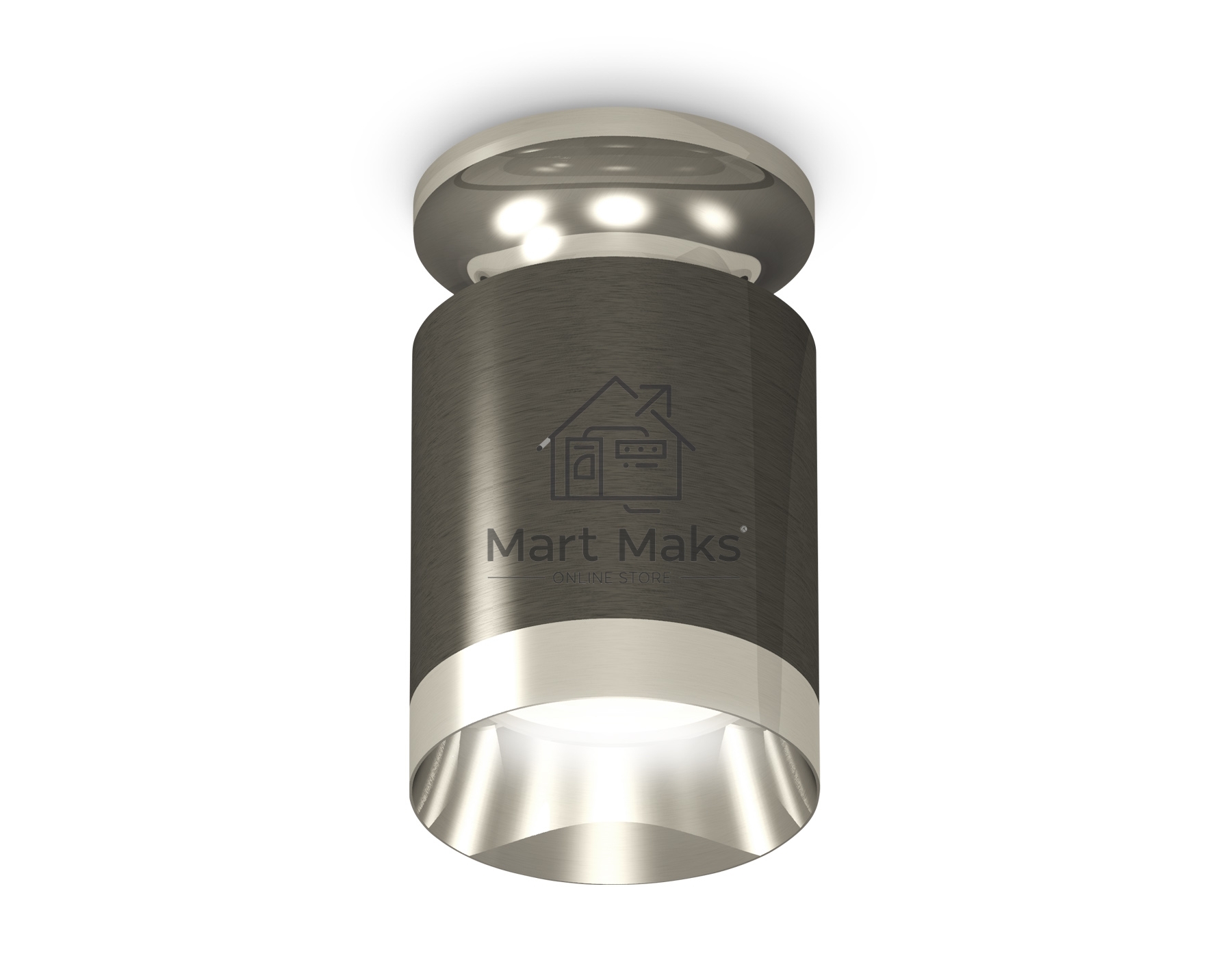 Светильник Ambrella Light XS6303101 DCH/PSL черный хром/серебро полированное MR16 GU5.3 (N6903, C6303, N6132)