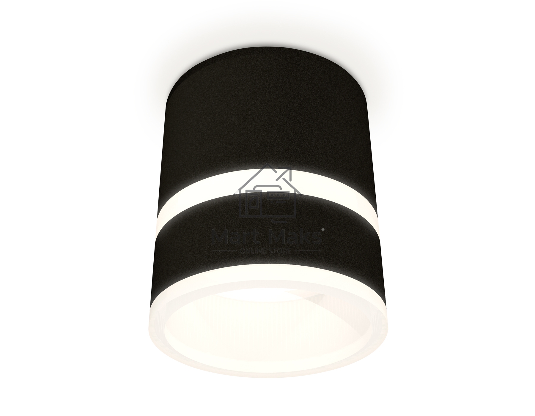 Светильник Ambrella Light XS8111005 SBK/FR черный песок/белый матовый GX53 (C8111, N8445)