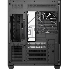 Компьютерный корпус Deepcool CG330 3F без БП, боковое окно (панорама), 3x120мм ARGB PWM вентилятора, черный, mATX