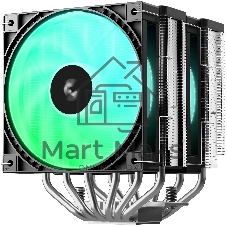Устройство охлаждения(кулер) Deepcool AG620 G2 ARGB Soc-AM5/AM4/1200/1700/1851 серебристый/черный 4-pin 30.93dB Al+Cu 270W 1046gr Ret (R-AG620-BKAMMG2-G)
