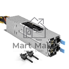 Серверный блок питания с резервированием 2U Redundant 2x1300W ExeGate Industrial-RTS1300 (CRPS, ШВГ =77x84x265mm, APFC+Half bridge (LLC)+DC-DC, КПД 94% (80 PLUS Platinum), 4 cm fan, 24pin, (4+4)pin, PCIe, 2SATA, 8IDE+1FDD, RTL)