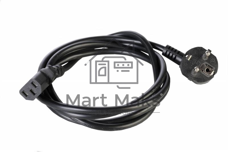 Шнур питания с заземл. IEC 60320 C13/EU-Schuko, 10А/250В (3x1,0), длина 3 м. (R-10-Cord-C13-S-3)