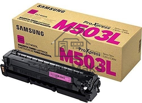 Картридж лазерный Samsung CLT-M503l SU283A пурпурный для Samsung C3010/C3060 (5000стр.)
