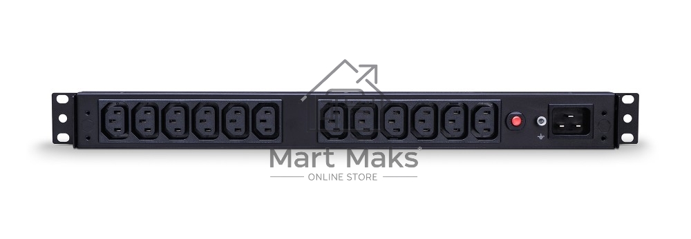 Блок распределения питания PDU CyberPower PDU83401 Basic 1U type, 16Amp, 12 IEC outlets