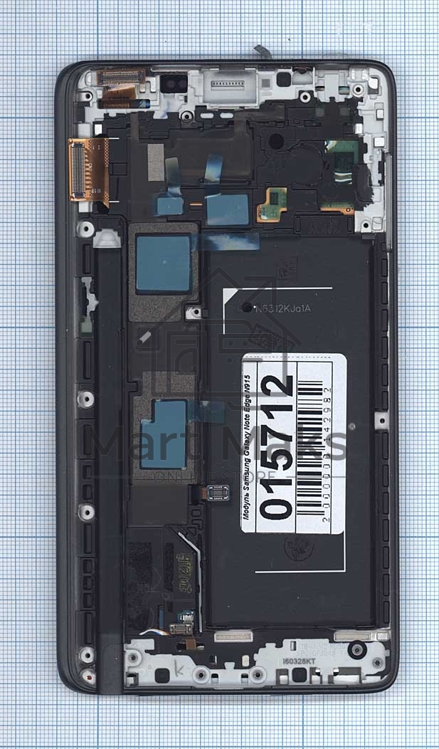 Дисплей для Samsung Galaxy Note Edge SM-N915 черный с рамкой