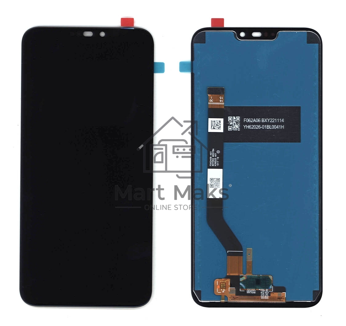 Дисплей для Honor 8C, Asus Zenfone Max (M2) ZB633KL в сборе с тачскрином, черный