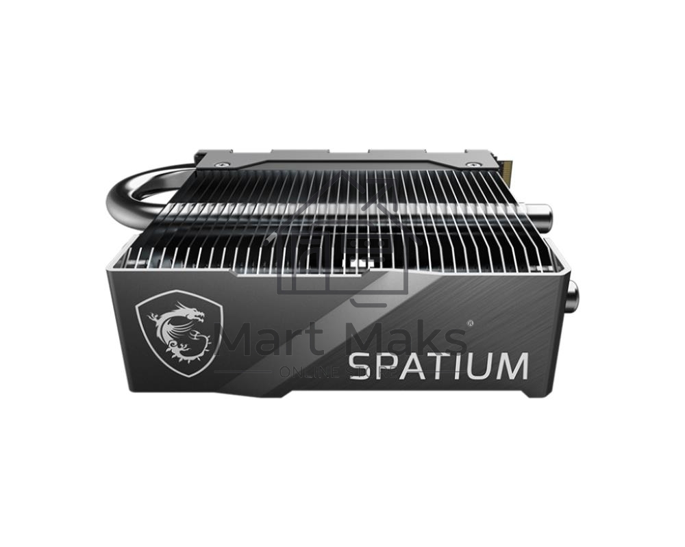Накопитель SSD MSI 4Tb  SPATIUM M580 FROZR,M.2(22x80mm), NVMe, PCIe 5.0 x4, 3D TLC, R/W 14100/12600, IOPs -/-, DRAM buffer 8192, TBW 3000, DWPD 0.38, with Heat Spreader (5 лет)