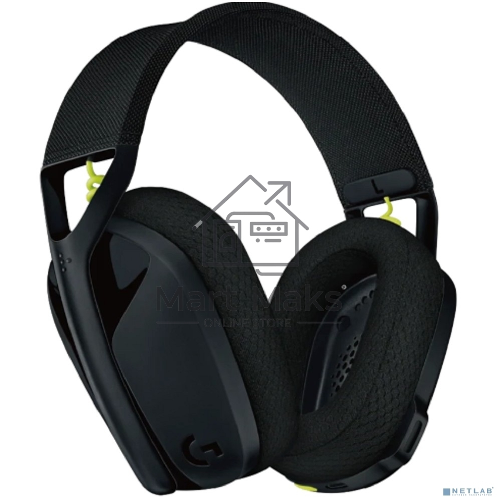 Наушники с микрофоном Logitech G435 черный/желтый накладные Radio оголовье (981-001050)
