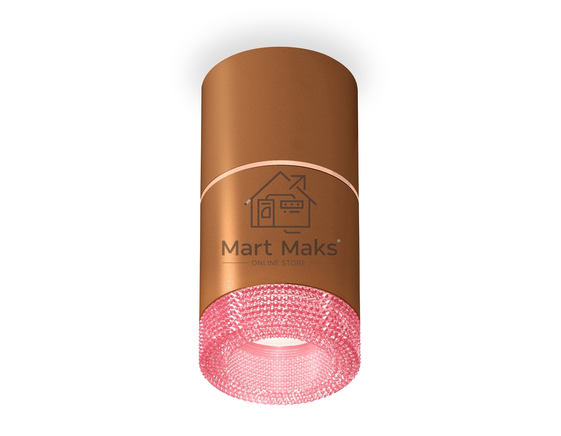 Светильник Ambrella Light XS7404082 SCF/PI кофе песок/розовый MR16 GU5.3 (C7404, A2073, C7404, N7193)