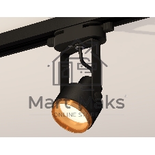Светильник Ambrella light XT6602023 PBK/PYG черный полированный/золото желтое полированное MR16 GU10 (C6602, N6124)