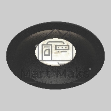 25069/LED 20W 4000K / светильник встраиваемый светодиодный / черный